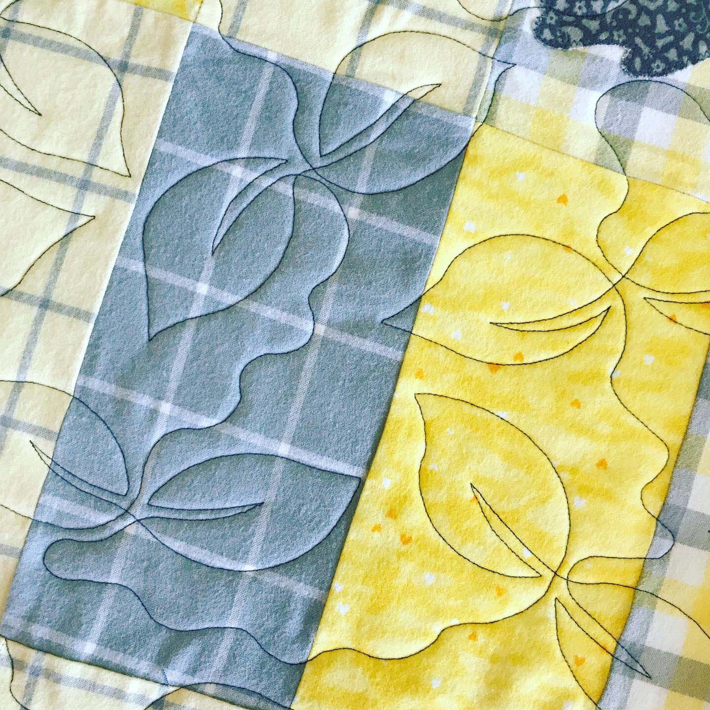 just leaves longarm quilt pattern